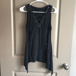 Scrappy tunic style top